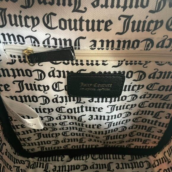 Brand New White/Black  JUICY COUTURE Pick-UR-Petal Gorgeous Flowered Backpack main image 5